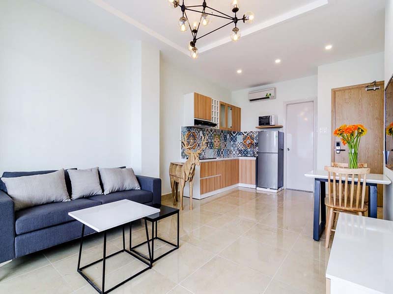 Canal view serviced aparment leasing in Phu Nhuan District Saigon City Center