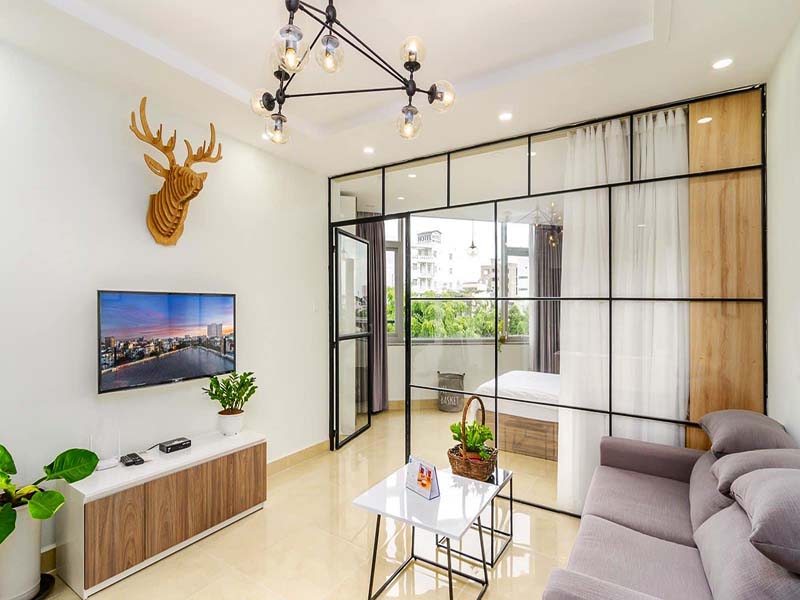 Canal view serviced aparment leasing in Phu Nhuan District Saigon City Center