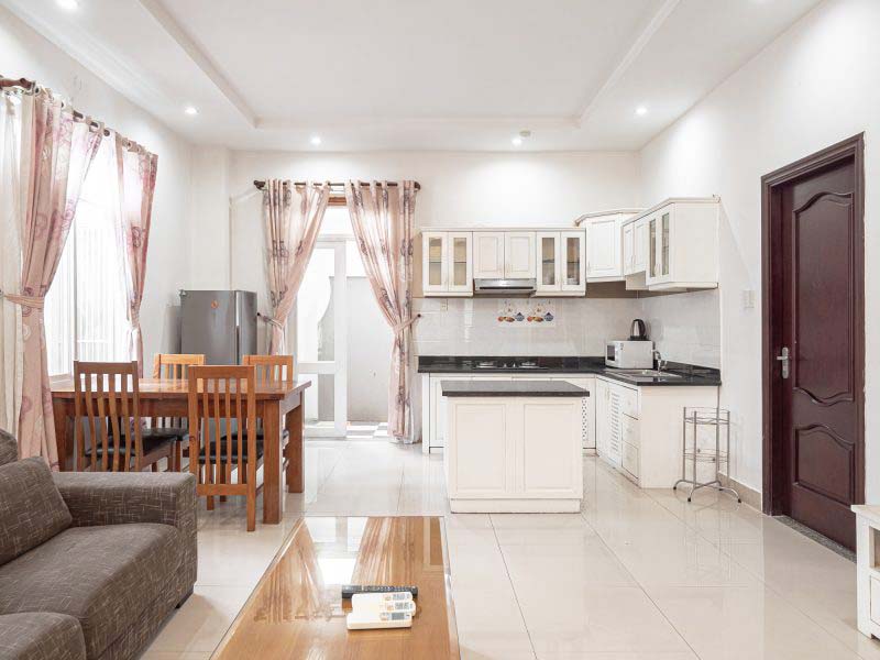 Spacious servviced apartment rental in Thao Dien area, District 2, Thu Duc City