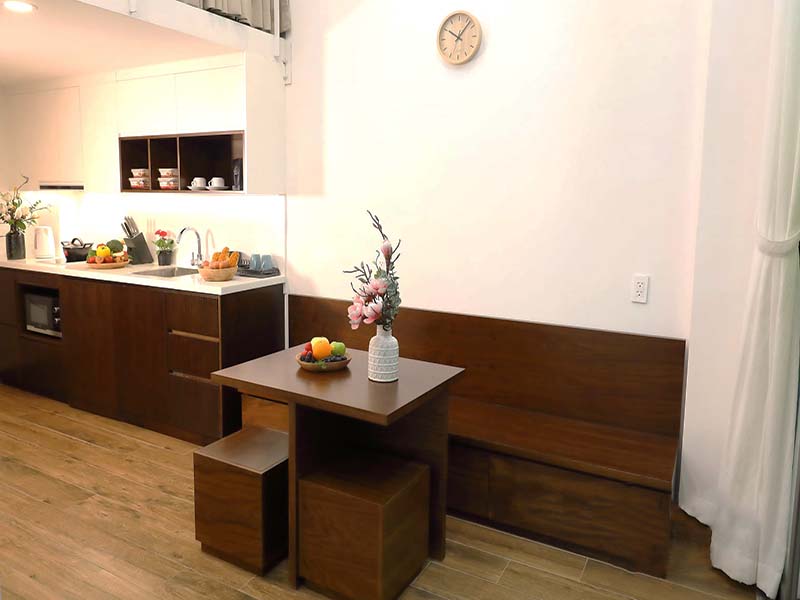 Windy serviced apartment for rent in District 1 Ho Chi Minh City