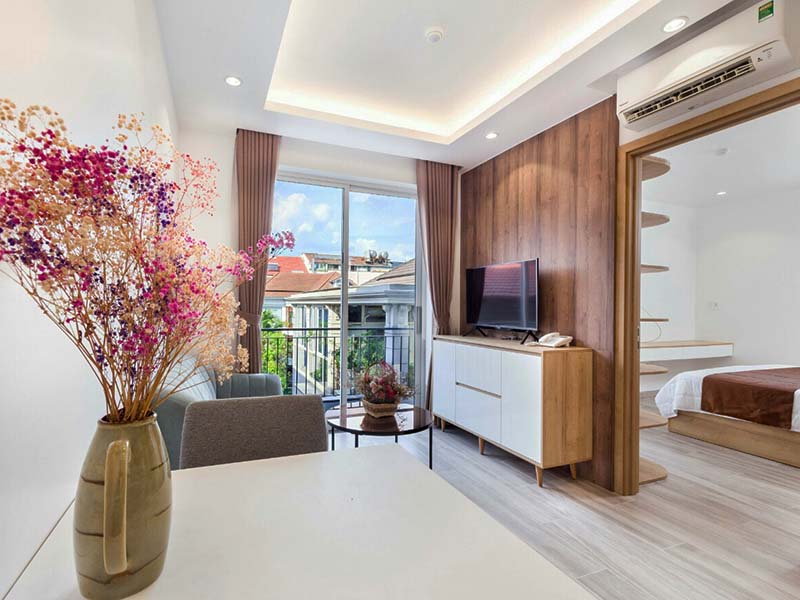 Bright concept serviced apartment renting in Phu My Hung District 7