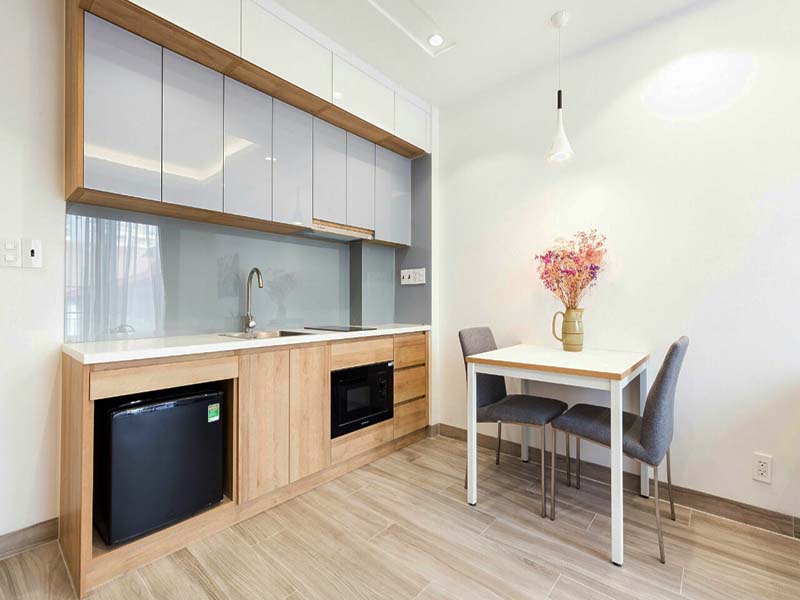 Bright concept serviced apartment renting in Phu My Hung District 7