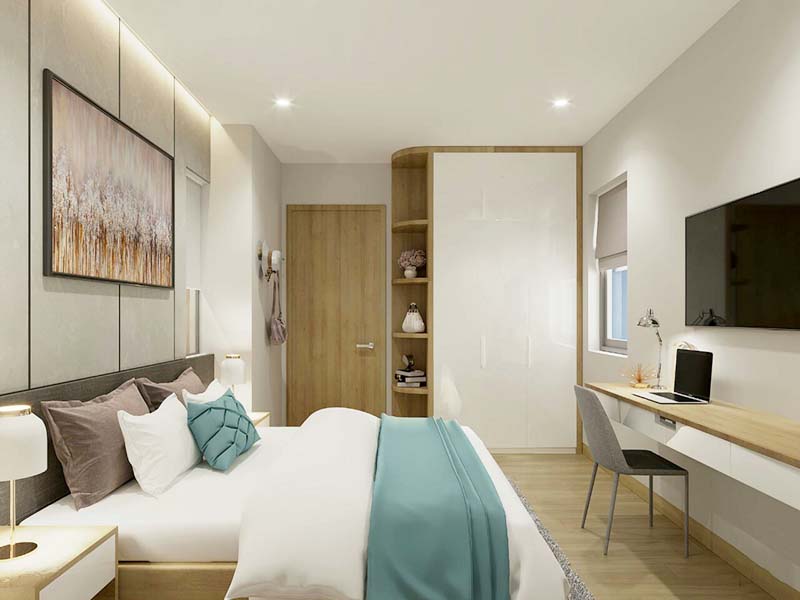 Bright concept serviced apartment renting in Phu My Hung District 7