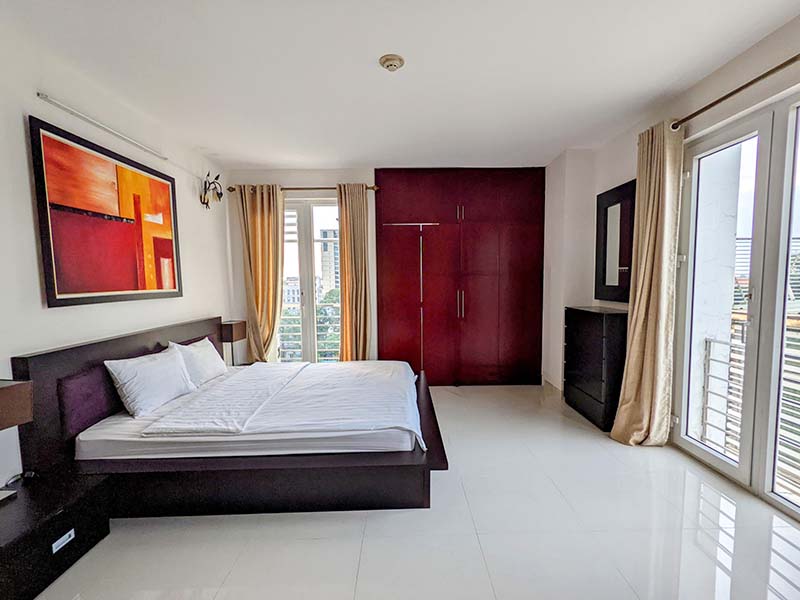 Windy serviced apartment for rent in District 3 Saigon Urban District