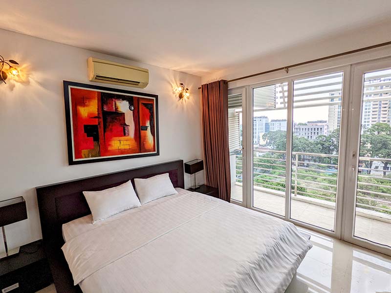 Windy serviced apartment for rent in District 3 Saigon Urban District