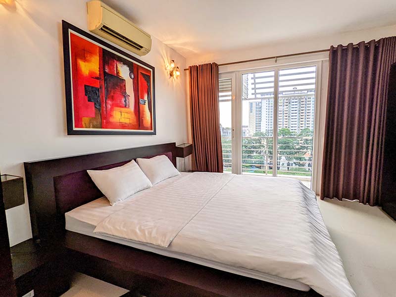 Windy serviced apartment for rent in District 3 Saigon Urban District