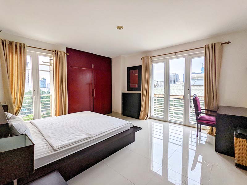 Windy serviced apartment for rent in District 3 Saigon Urban District