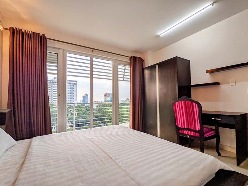 Windy serviced apartment for rent in District 3 Saigon Urban District