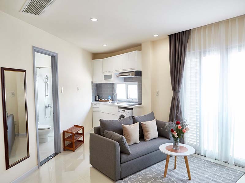 Serviced apartment for rent in Tan Binh District Dong Nai Street