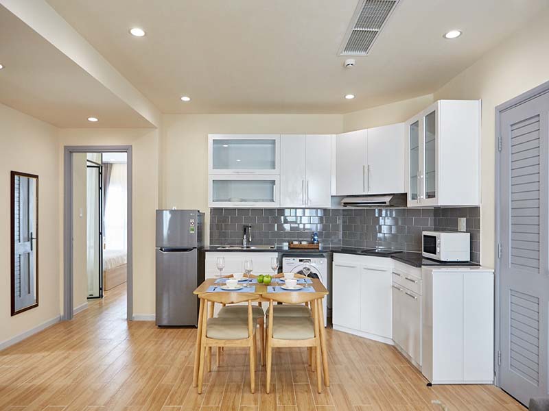 Two bedrooms serviced apartment for rent on Dong Nai St Tan Binh District next to the Airport