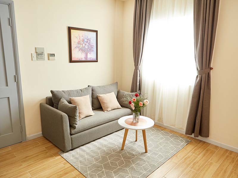 Two bedrooms serviced apartment for rent on Dong Nai St Tan Binh District next to the Airport