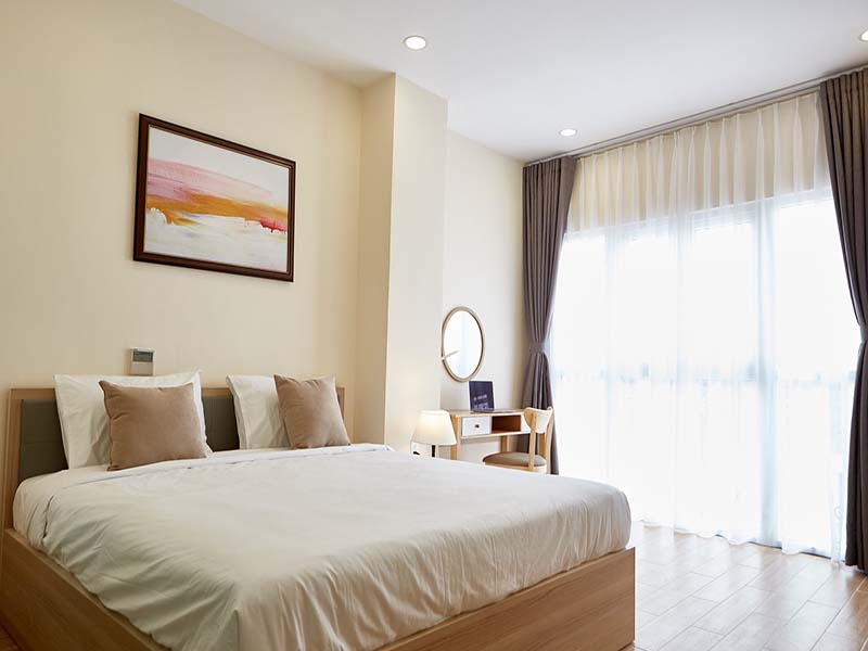 Two bedrooms serviced apartment for rent on Dong Nai St Tan Binh District next to the Airport