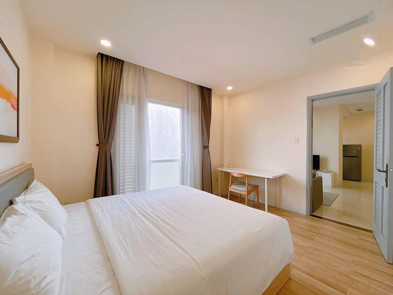 Two bedrooms serviced apartment for rent on Dong Nai St Tan Binh District next to the Airport