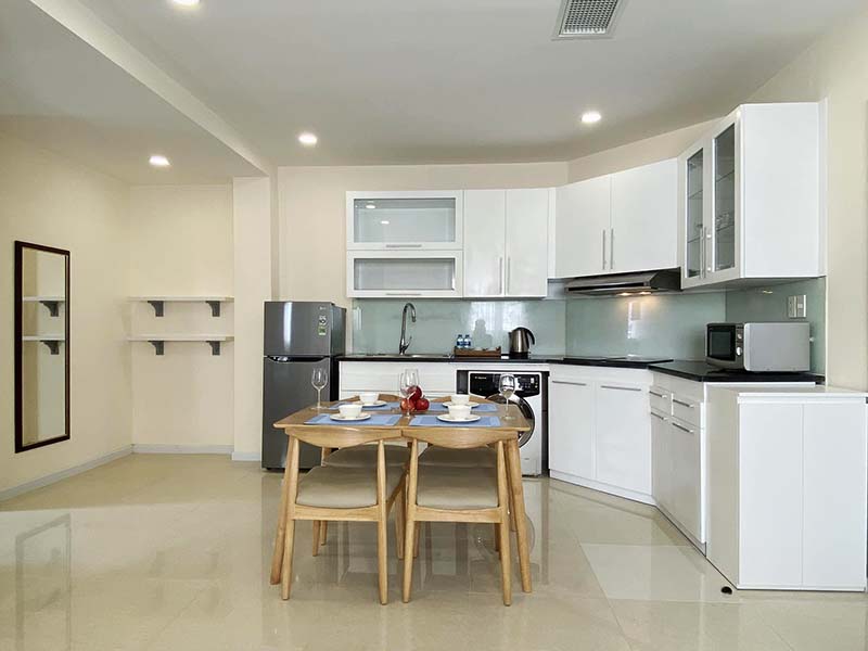 Two bedrooms serviced apartment for rent on Dong Nai St Tan Binh District next to the Airport