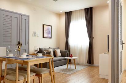 Two bedrooms serviced apartment for rent on Dong Nai St Tan Binh District next to the Airport