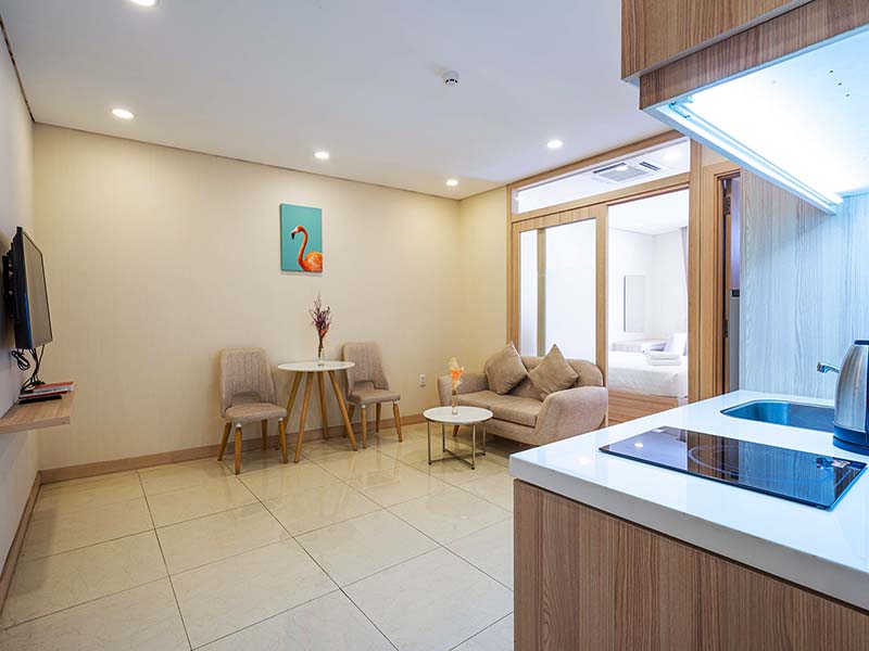 Serviced apartment for rent in District 1 Nguyen Binh Khiem Street.