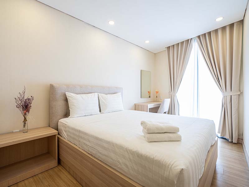 Serviced apartment for rent in District 1 Nguyen Binh Khiem Street.