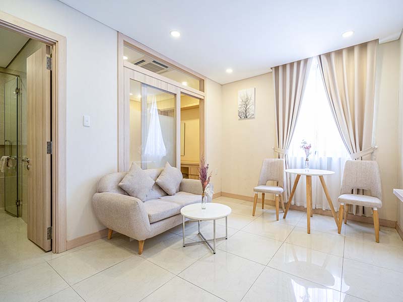 Serviced apartment for rent in District 1 Nguyen Binh Khiem Street.