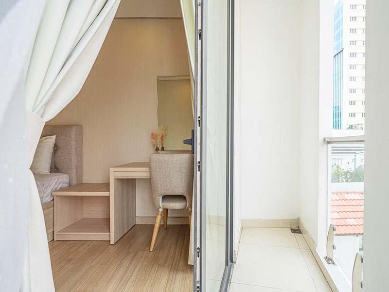 Serviced apartment for rent in District 1 Nguyen Binh Khiem Street.