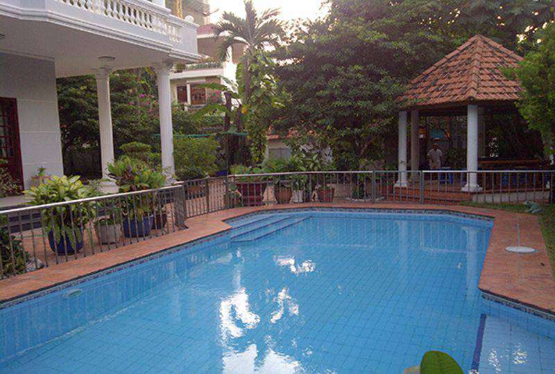 Villa for rent on Dang Huu Pho street Thao Dien District 2 .