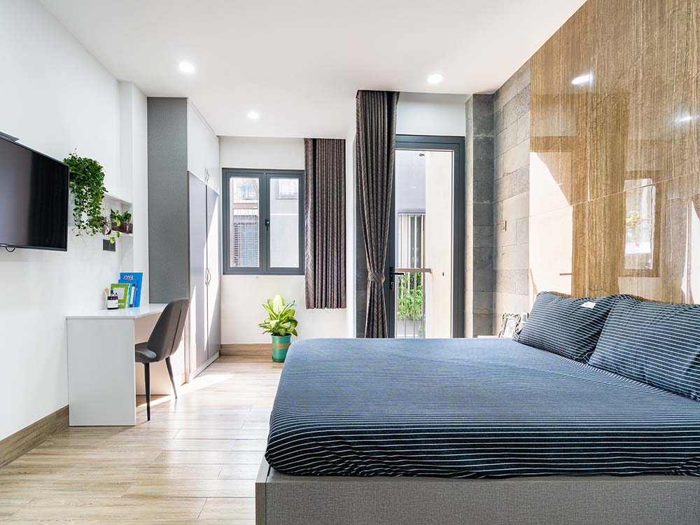 Studio apartment for rent in Binh Thanh District Nguyen Gia Tri Street 