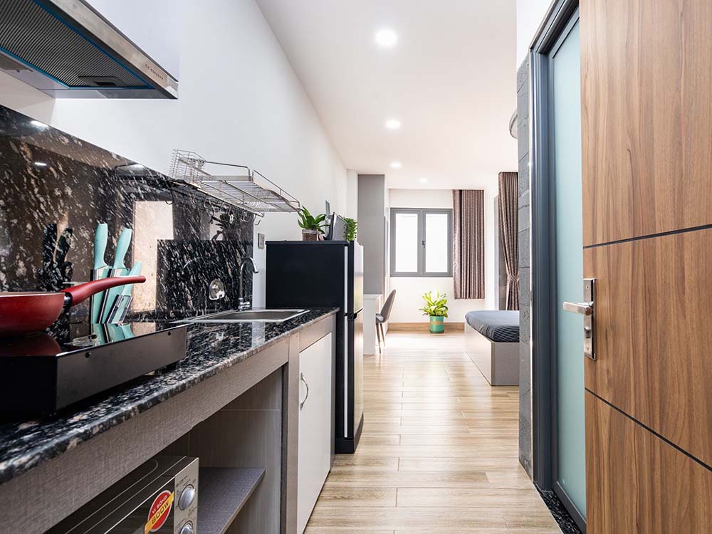 Studio apartment for rent in Binh Thanh District Nguyen Gia Tri Street 
