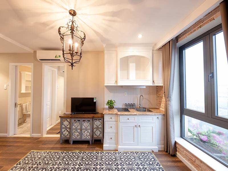 Serviced apartment for rent in District 2 Thu Duc City, Thanh My Loi Ward