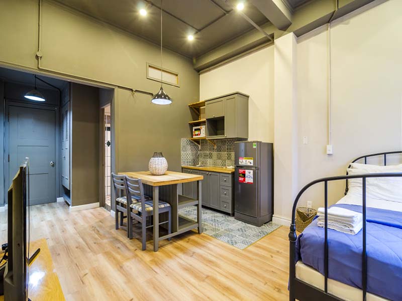 Indochine style serviced apatment for lease on Tan Binh District Saigon