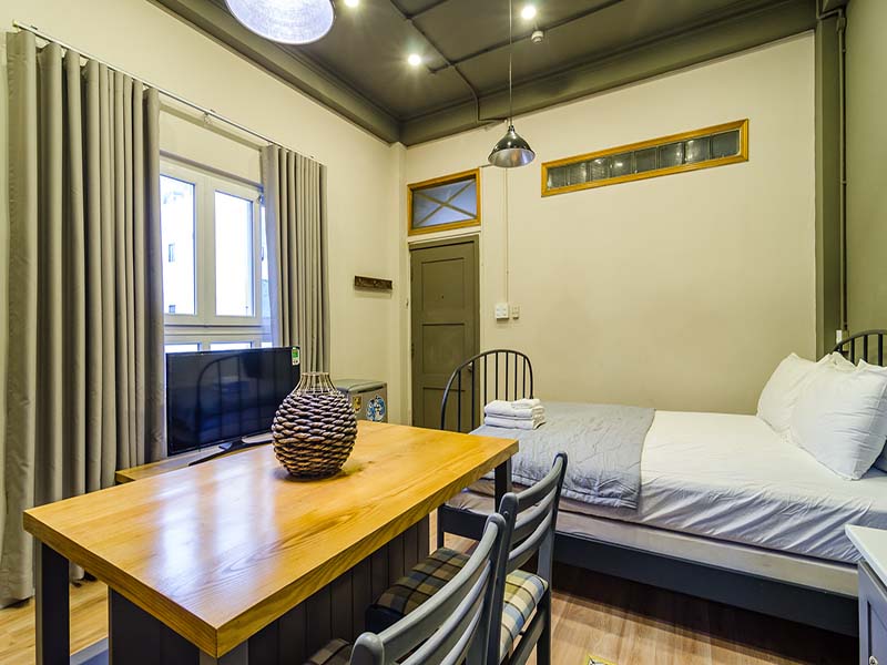 Indochine style serviced apatment for lease on Tan Binh District Saigon