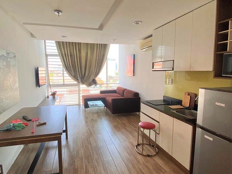 Loft serviced apartment for rent in Phu Nhuan Dist, Le Van Sy St