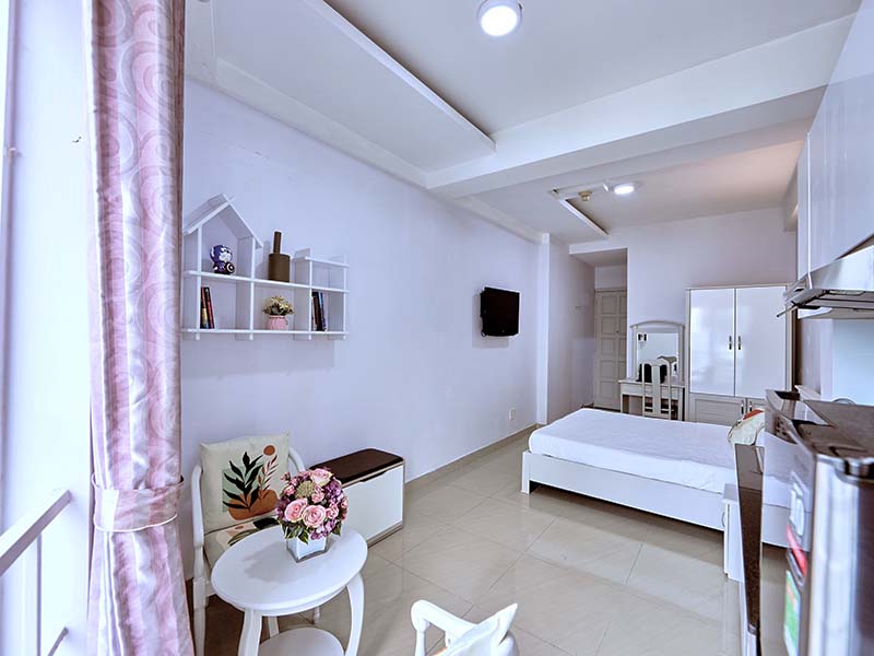 Studio apartment for rent on Tan Hai Street, Tan Binh District, Ho Chi Minh City