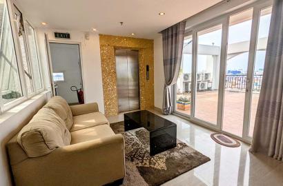 Penthouse apartment for rent in Phu Nhuan District Nguyen Thuong Hien Street