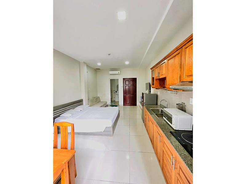 Studio apartment for rent on Vo Thi Sau Ward Truong Dinh Street District 3
