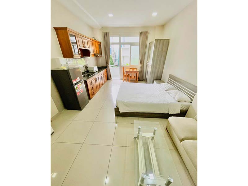Studio apartment for rent on Vo Thi Sau Ward Truong Dinh Street District 3