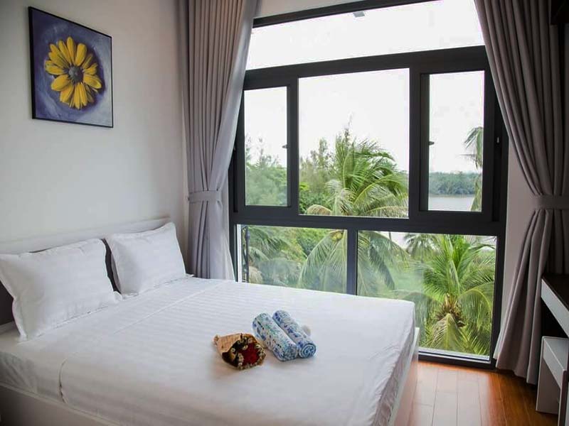 Windy serviced apartment for rent has riverview on Thao Dien District 2