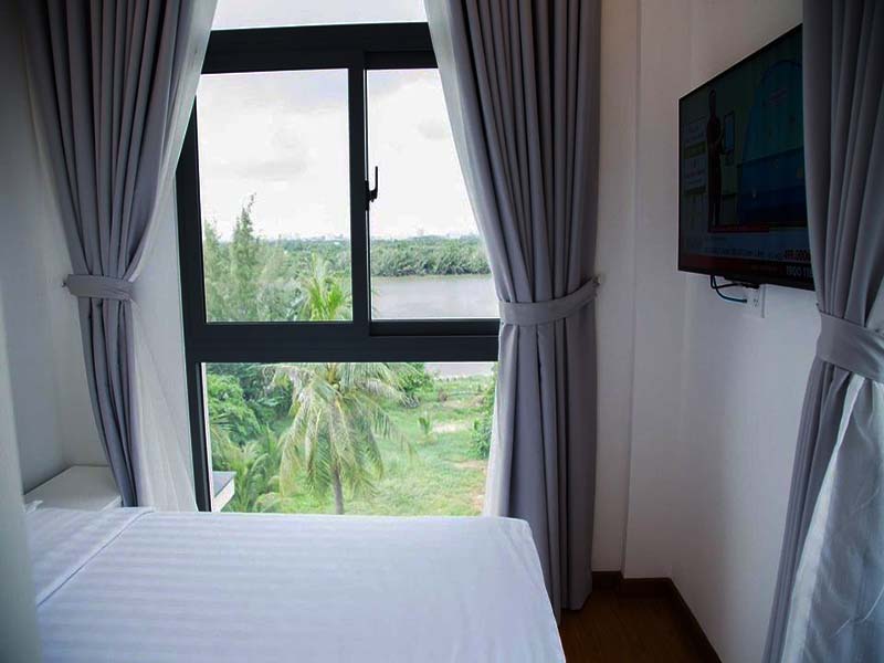 Windy serviced apartment for rent has riverview on Thao Dien District 2