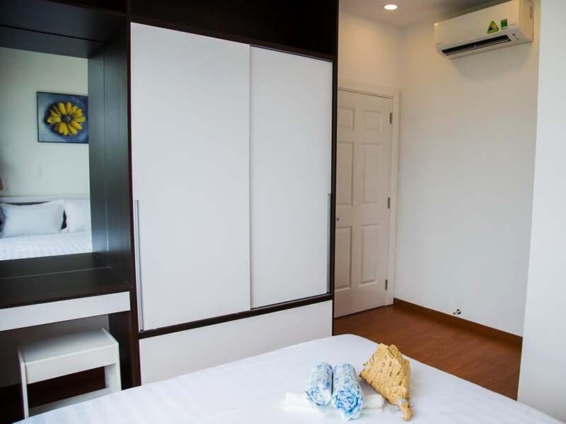 Windy serviced apartment for rent has riverview on Thao Dien District 2