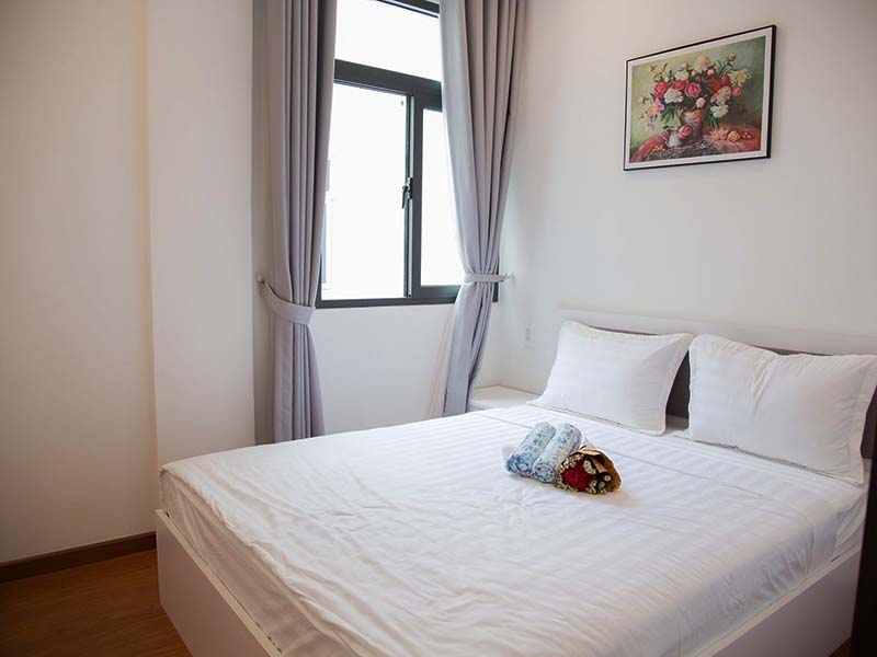 Windy serviced apartment for rent has riverview on Thao Dien District 2