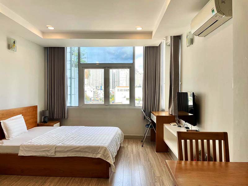 Nice view studio apartment for rent in Binh Thanh District, Me Linh St.