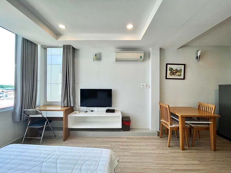 Nice view studio apartment for rent in Binh Thanh District, Me Linh St.