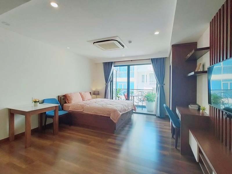 Studio serviced apartment for rent on Dakao Ward District 1 Saigon