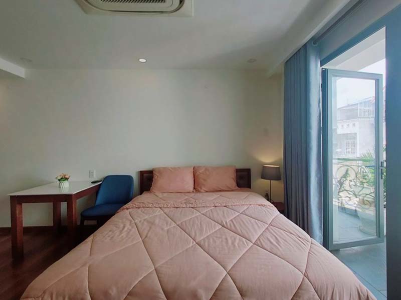 Studio serviced apartment for rent on Dakao Ward District 1 Saigon