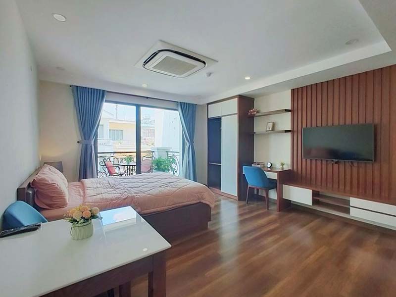 Studio serviced apartment for rent on Dakao Ward District 1 Saigon