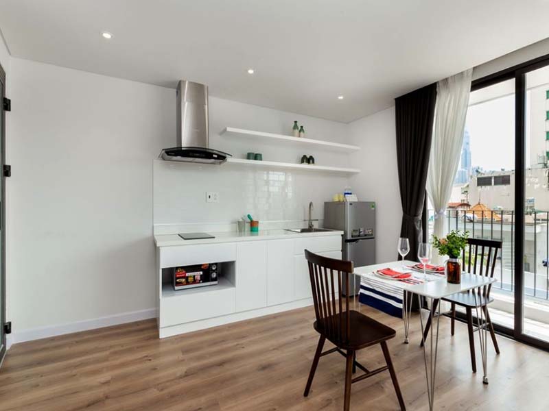 One bedroom serviced apartment rental in Binh Thanh District Saigon