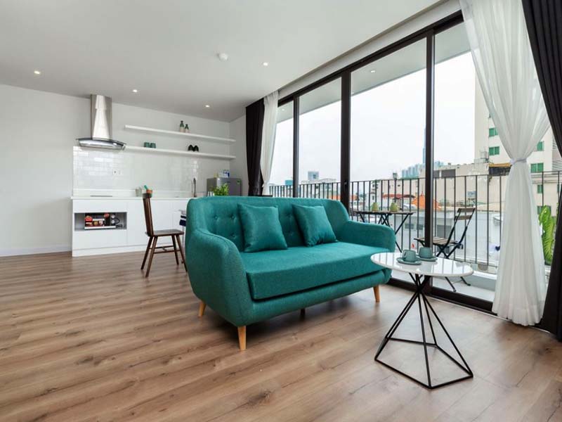 One bedroom serviced apartment rental in Binh Thanh District Saigon