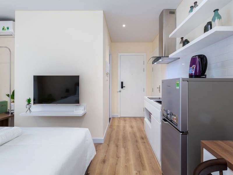 Studio apartment leasing on Nguyen Cuu Van St, Binh Thanh Dist, Ho Chi Minh City
