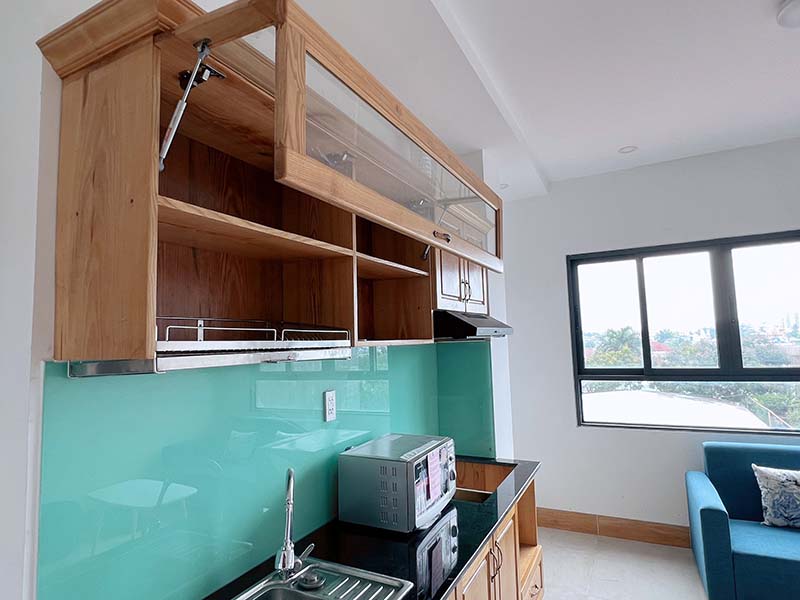 Two bedrooms oakwood serviced apartment renting in Thu Duc City Thao Dien area