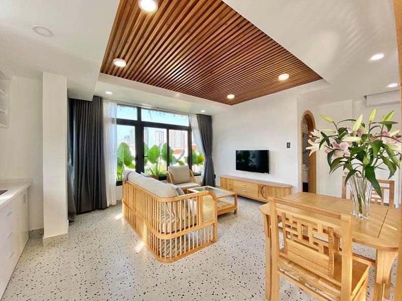 Cozy serviced apartment leasing on Tran Nao Street, Binh An Ward Thu Duc City