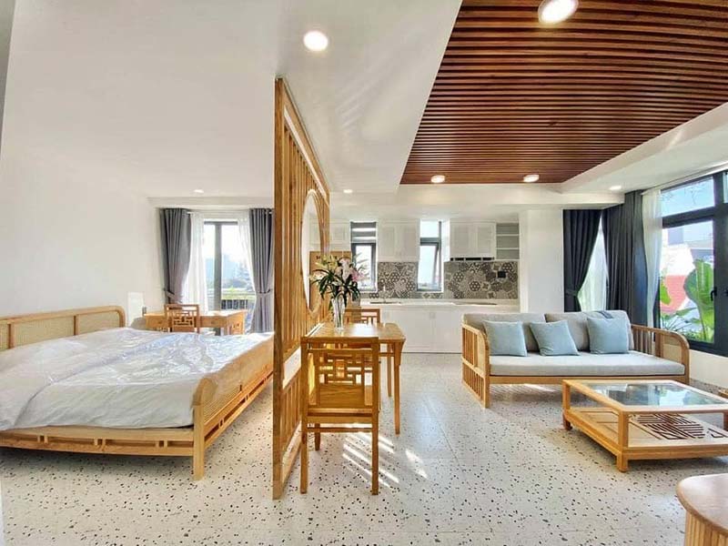 Cozy serviced apartment leasing on Tran Nao Street, Binh An Ward Thu Duc City