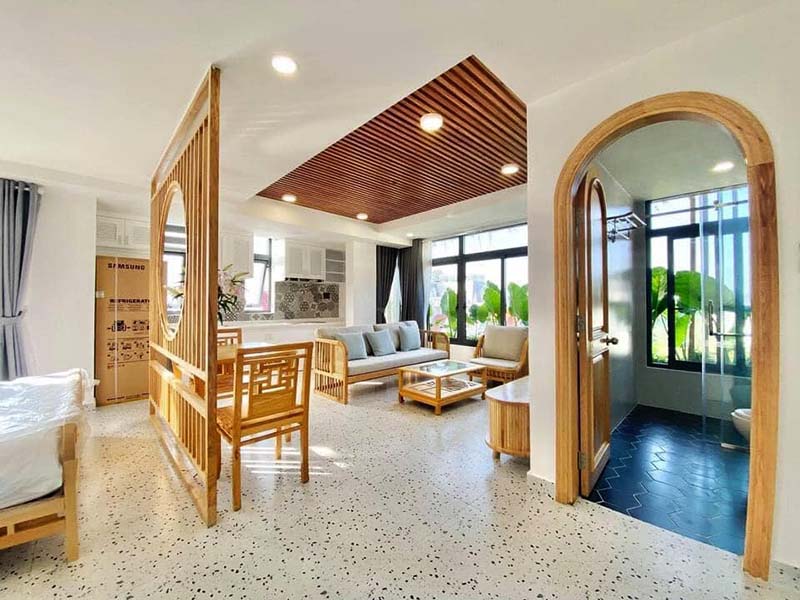 Cozy serviced apartment leasing on Tran Nao Street, Binh An Ward Thu Duc City